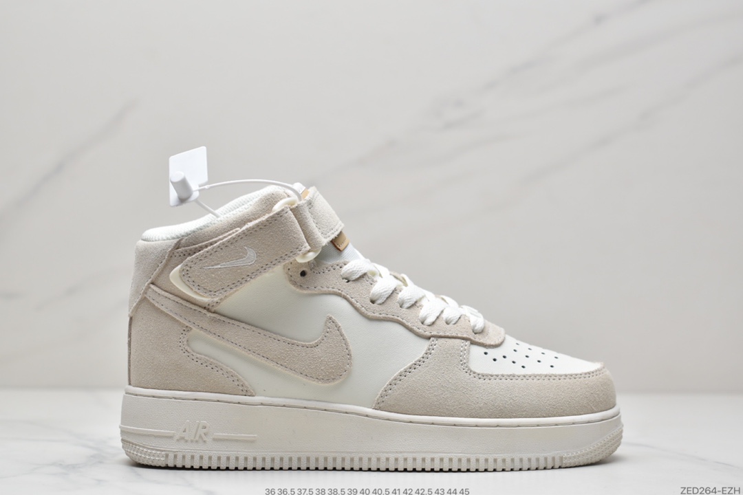 260 耐克 Nike Air Force 1 Low ”乳白中帮” 空军一号经典款运动板鞋 CW7584-200