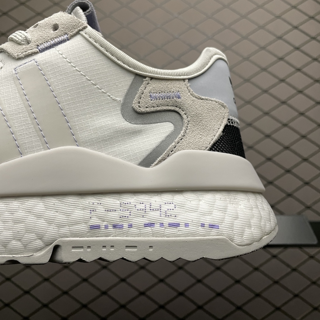 180 AD 阿迪 Nite Jogger Boost 夜行者爆米花大底复古跑鞋 H03250