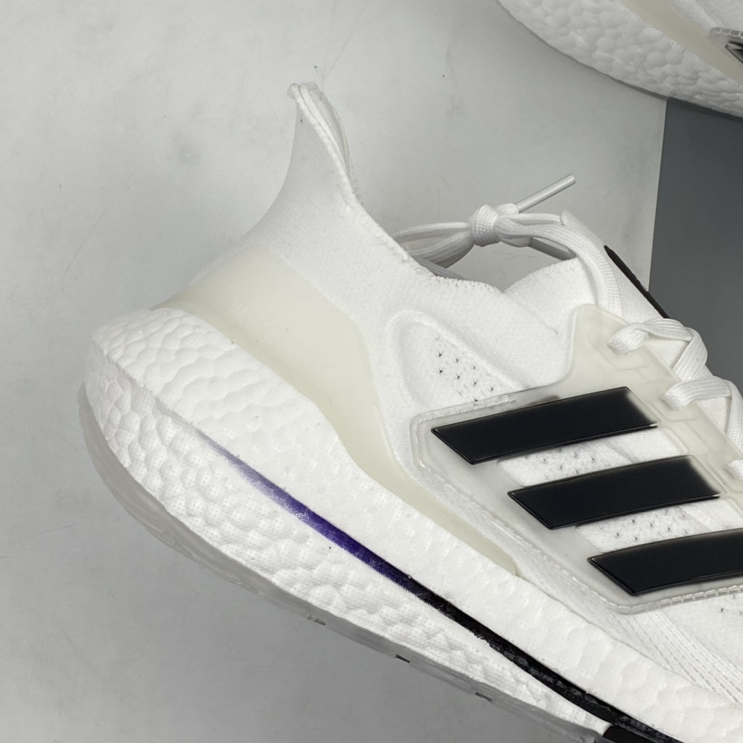 200 Ad UltraBoost 21 加厚爆米花袜套式针织鞋面休闲运动慢跑鞋 FY0838