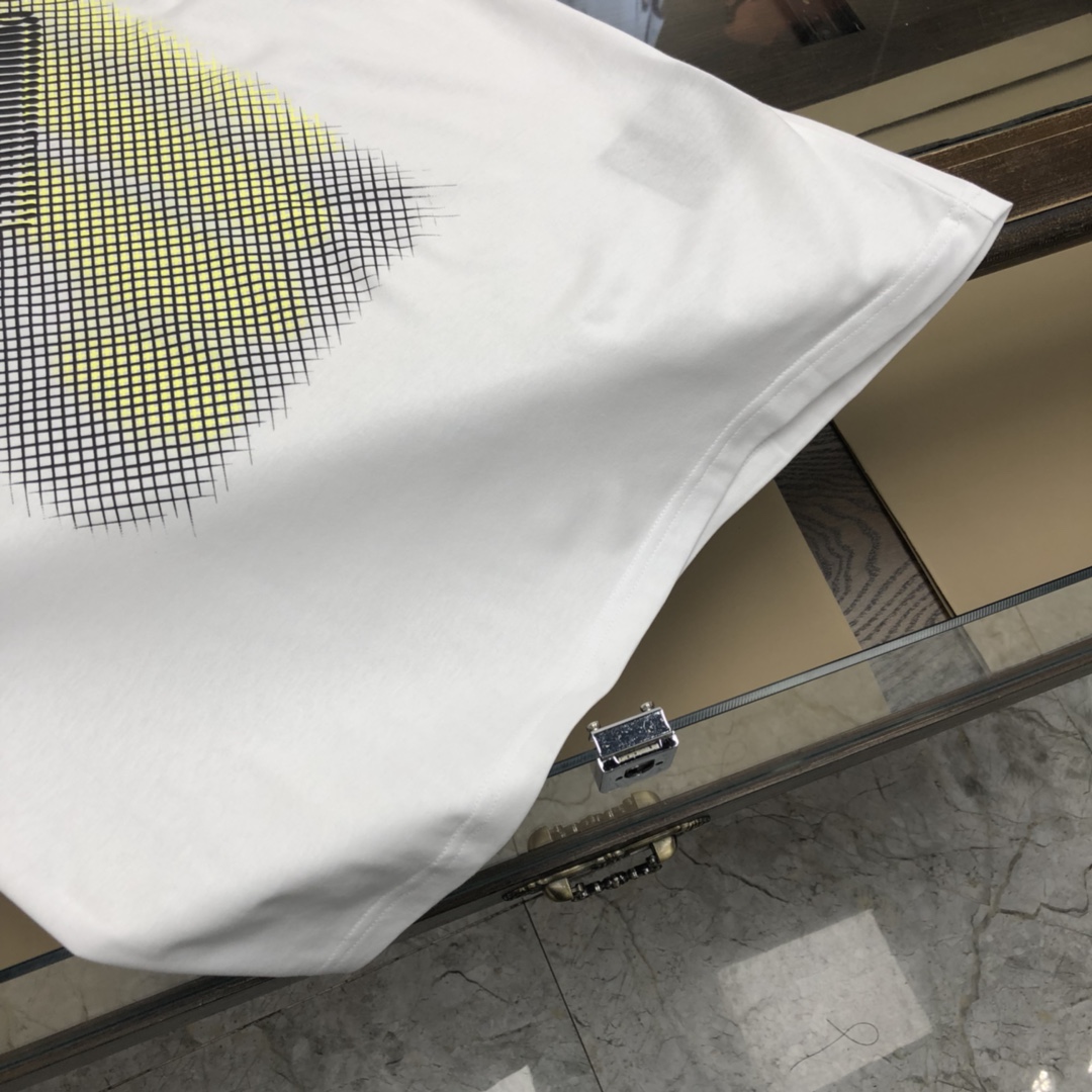 PRADA 普拉达2021专新柜款官同网步T恤，高级订制精梳100支双股面棉料 