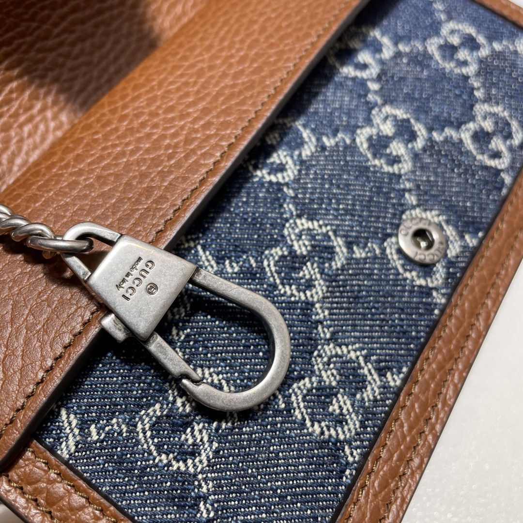 GUCCI古驰GG Denim系列Dionysus系列超迷你手袋476432