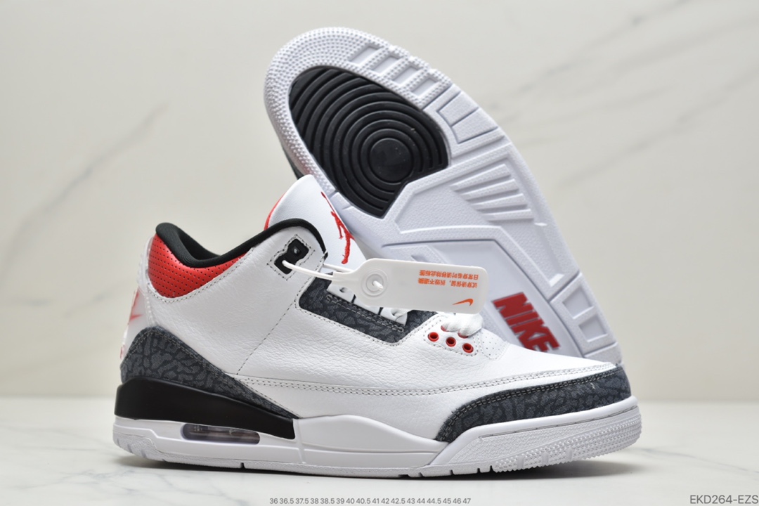 370 Air Jordan 3 SE Denim”Fire Red”丹宁火焰红 cz6431-100