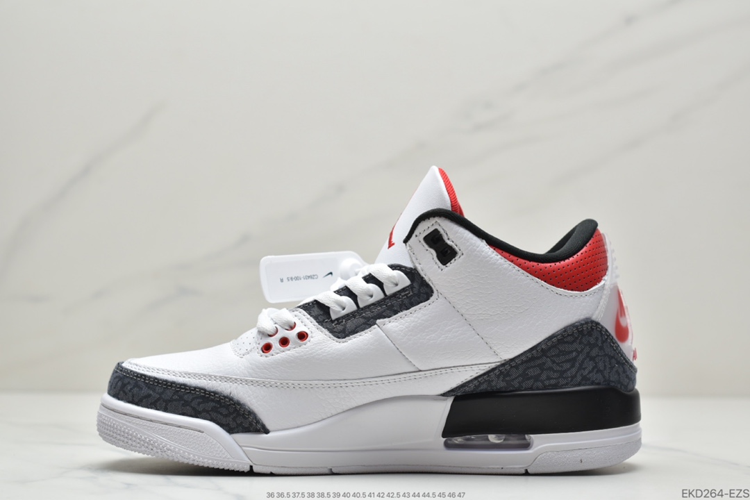 370 Air Jordan 3 SE Denim”Fire Red”丹宁火焰红 cz6431-100