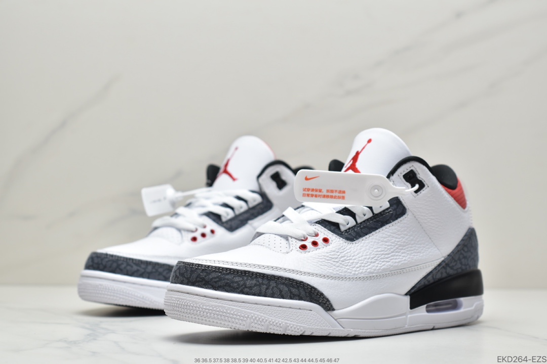 370 Air Jordan 3 SE Denim”Fire Red”丹宁火焰红 cz6431-100