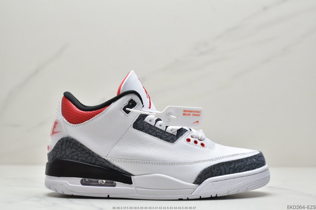 370 Air Jordan 3 SE Denim”Fire Red”丹宁火焰红 cz6431-100
