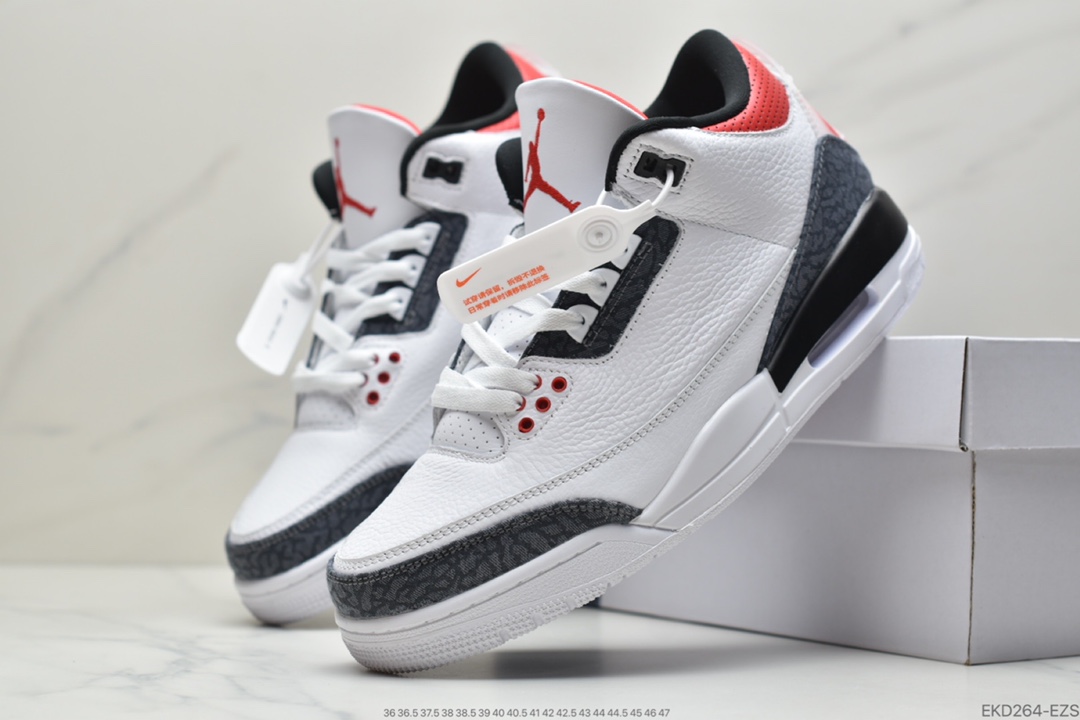 370 Air Jordan 3 SE Denim”Fire Red”丹宁火焰红 cz6431-100