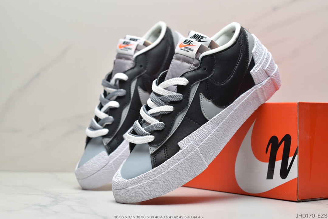 200 耐克/Sacai X Nike Blazer Mid解双构勾走秀联名款拓开者低帮休闲板鞋 DO1877-莆田鞋,莆田鞋货源,高仿鞋,高仿鞋货源,安福档口,莆田高仿鞋,莆田鞋批发,高仿鞋批发,莆田高仿运动鞋,高仿运动鞋,莆田运动鞋 200 耐克/Sacai X Nike Blazer Mid解双构勾走秀联名款拓开者低帮休闲板鞋 DO1877