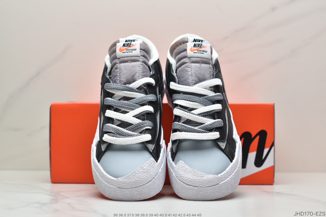 200 耐克/Sacai X Nike Blazer Mid解双构勾走秀联名款拓开者低帮休闲板鞋 DO1877-莆田鞋,莆田鞋货源,高仿鞋,高仿鞋货源,安福档口,莆田高仿鞋,莆田鞋批发,高仿鞋批发,莆田高仿运动鞋,高仿运动鞋,莆田运动鞋 200 耐克/Sacai X Nike Blazer Mid解双构勾走秀联名款拓开者低帮休闲板鞋 DO1877