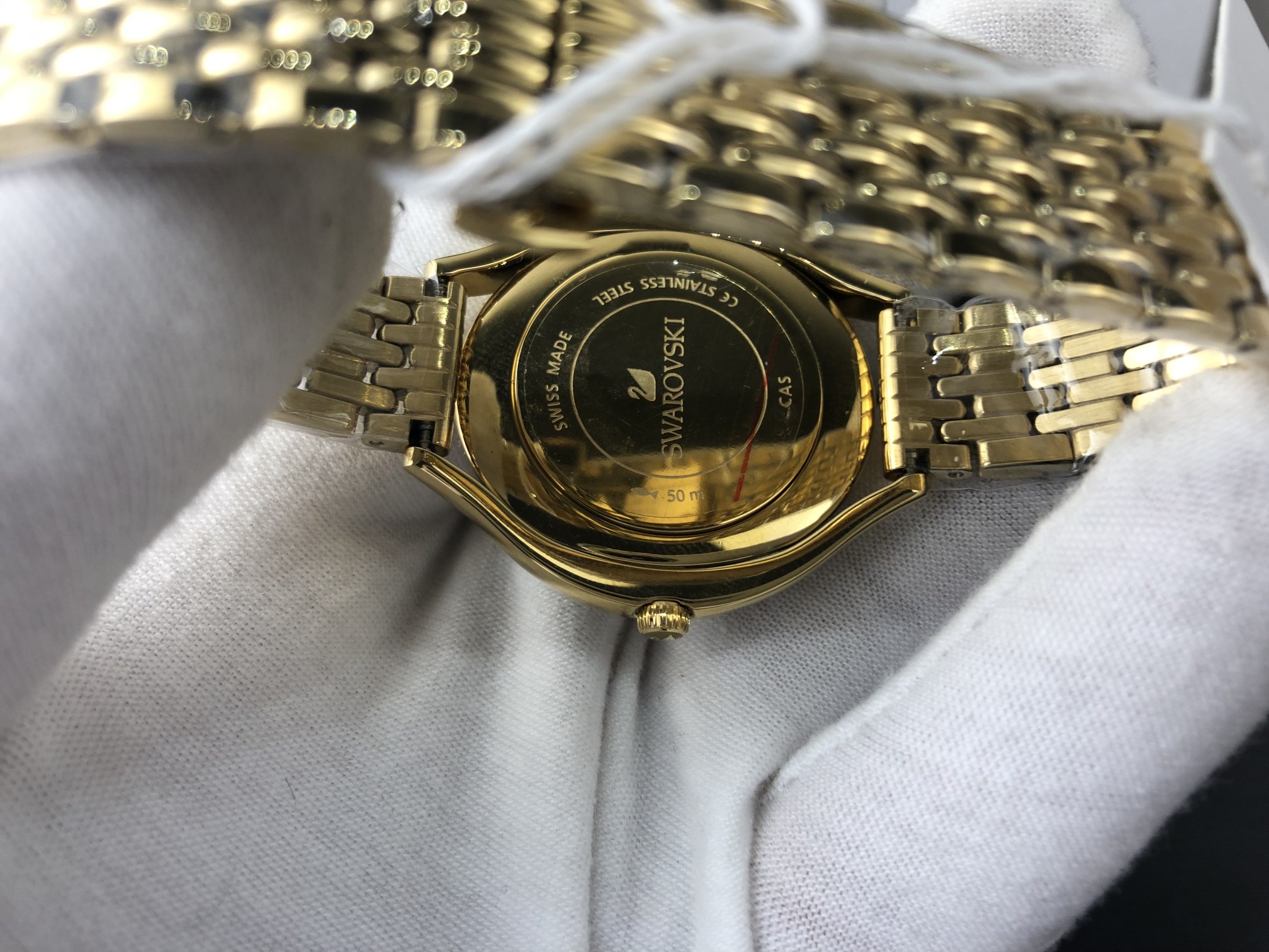 Unknown 皇家 施华洛世奇金色女表