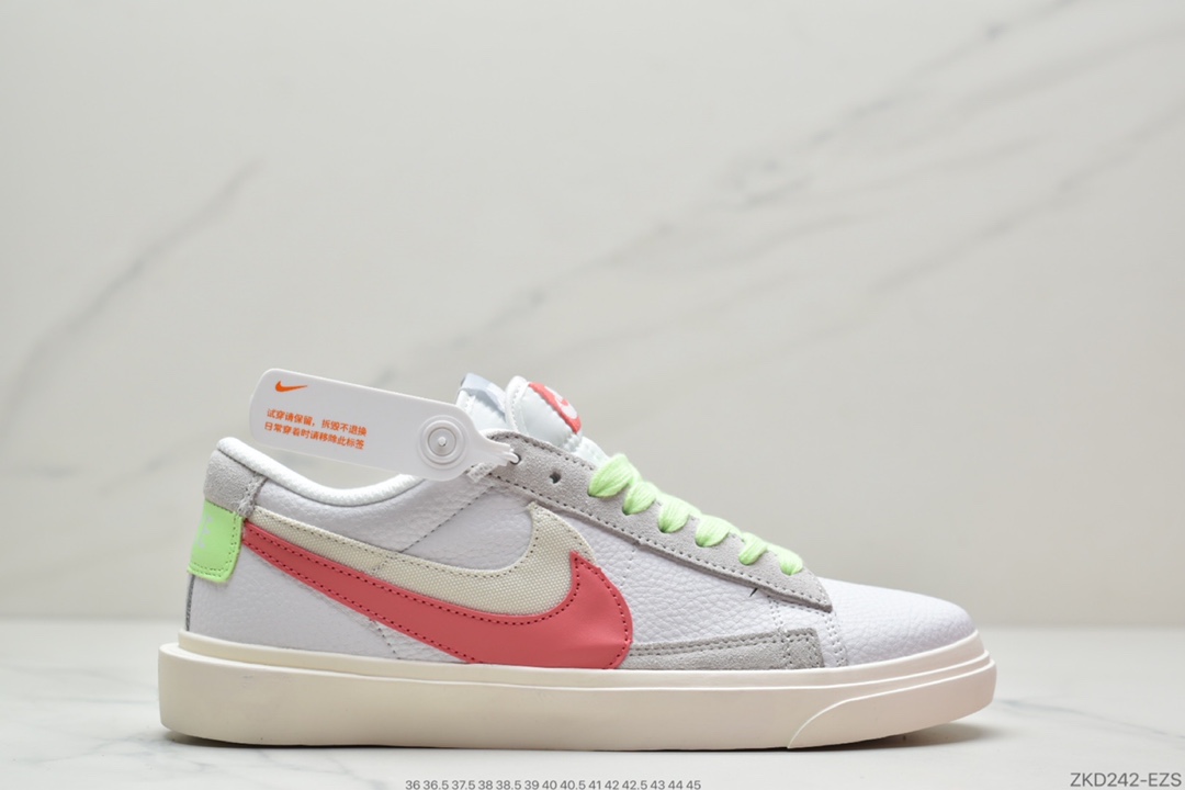 280 SACAI联名 x Nike Blazer Low”White/Magma/Orange” BV0076