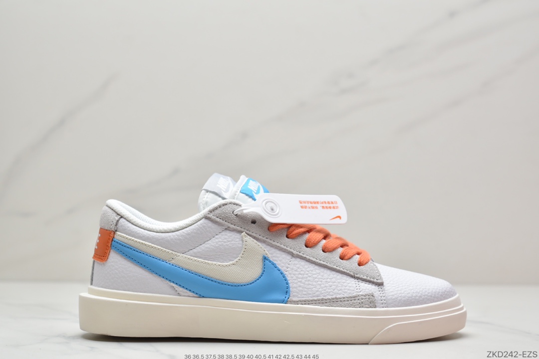 280 SACAI联名 x Nike Blazer Low”White/Magma/Orange” BV0076