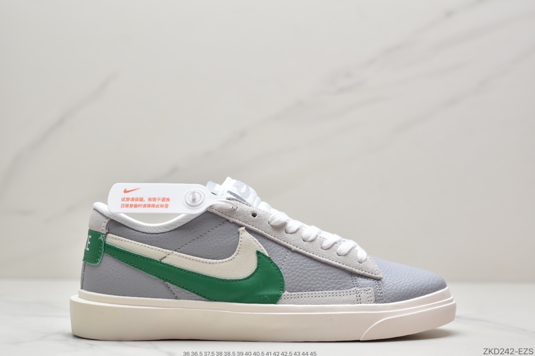 280 SACAI联名 x Nike Blazer Low”White/Magma/Orange” BV0076