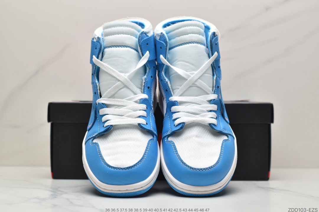 230 OFF-WHITE x Air Jordan OW AJ1 OW 联名北卡蓝 AQ0818-100/148 AA3834-101