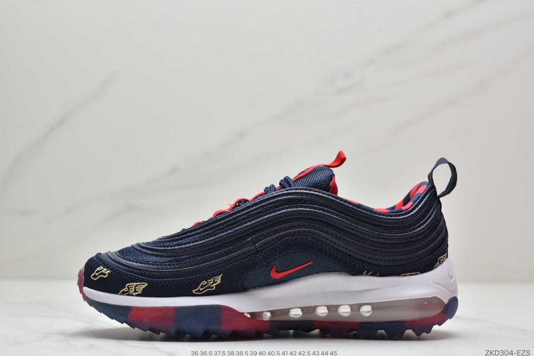 270 耐克Nike Golf Air Max 97G子弹头高尔夫球鞋经典跨界男女鞋中性运动鞋 CK1220-400