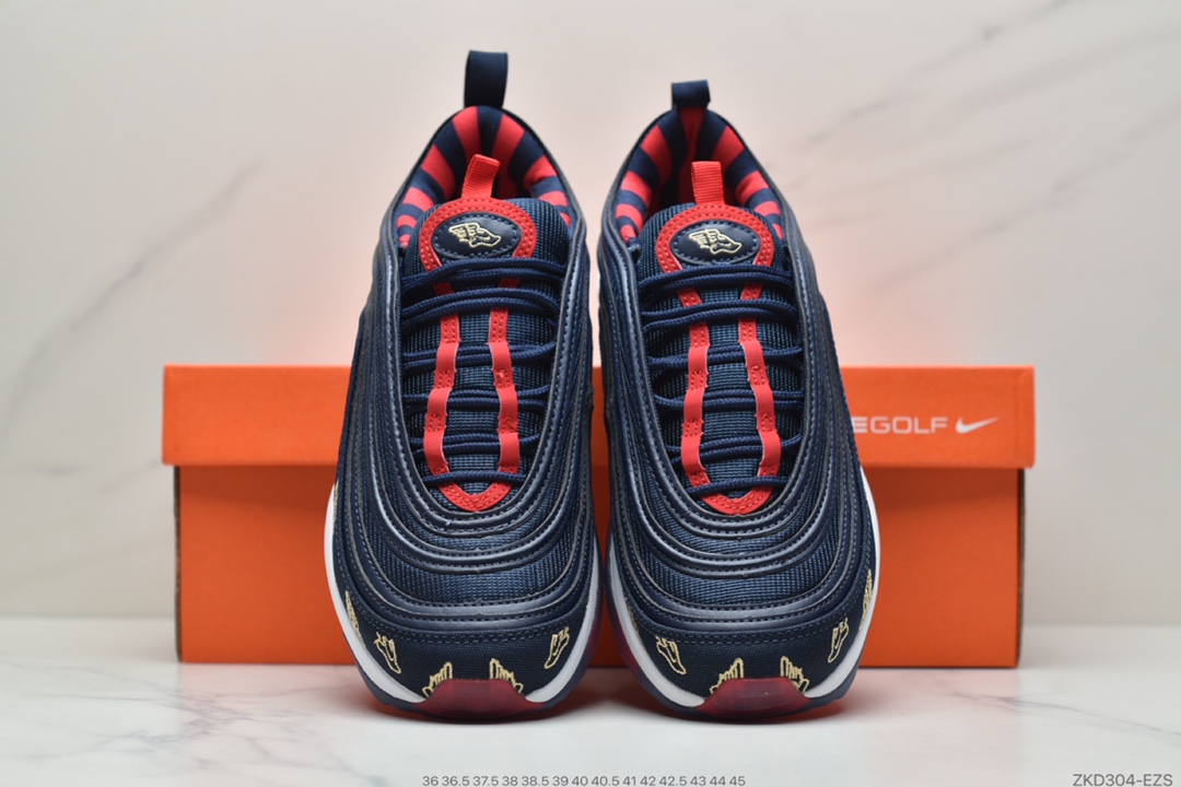270 耐克Nike Golf Air Max 97G子弹头高尔夫球鞋经典跨界男女鞋中性运动鞋 CK1220-400