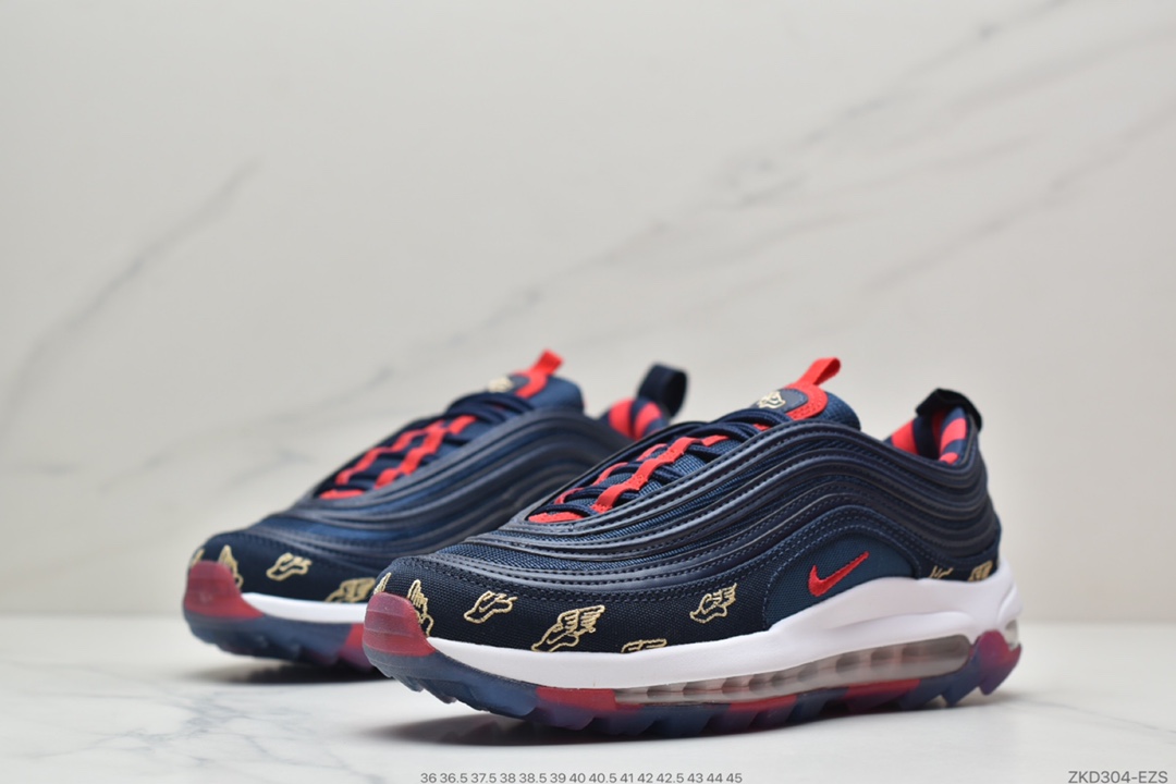 270 耐克Nike Golf Air Max 97G子弹头高尔夫球鞋经典跨界男女鞋中性运动鞋 CK1220-400