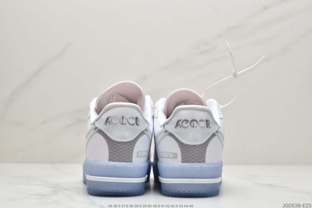 180 Nike Air Force 1 React QS”White/Light/Sail-Rush Ice” CQ8879-100