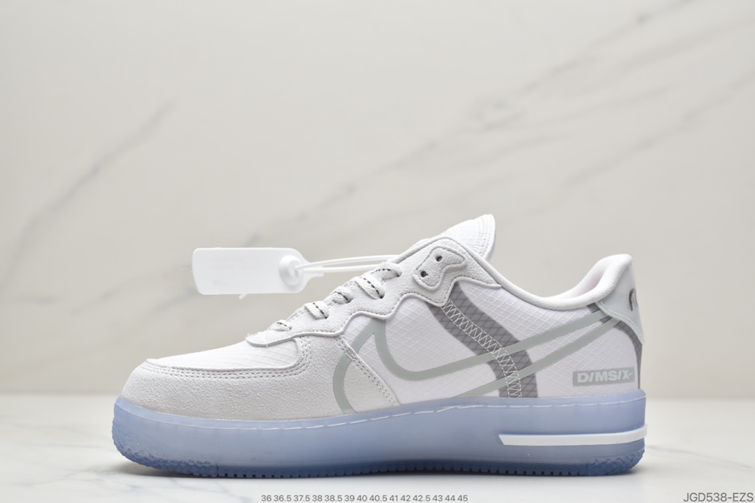 180 Nike Air Force 1 React QS”White/Light/Sail-Rush Ice” CQ8879-100