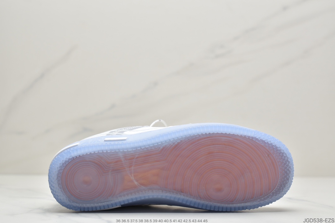 180 Nike Air Force 1 React QS”White/Light/Sail-Rush Ice” CQ8879-100