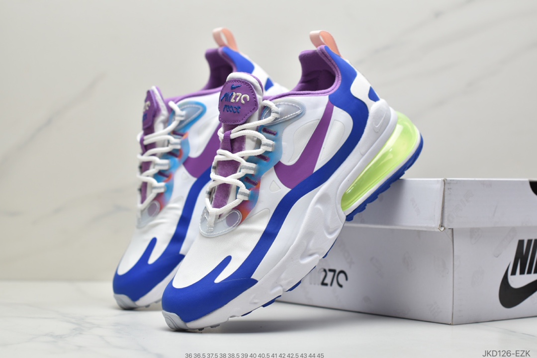 160 耐克Nike Air Max 270 React SE”Light Grey/Wood Brown”270瑞亚赛车系列后半掌气垫百搭运动慢跑鞋“浅灰木褐棕钻石绒毛”DC3277-181