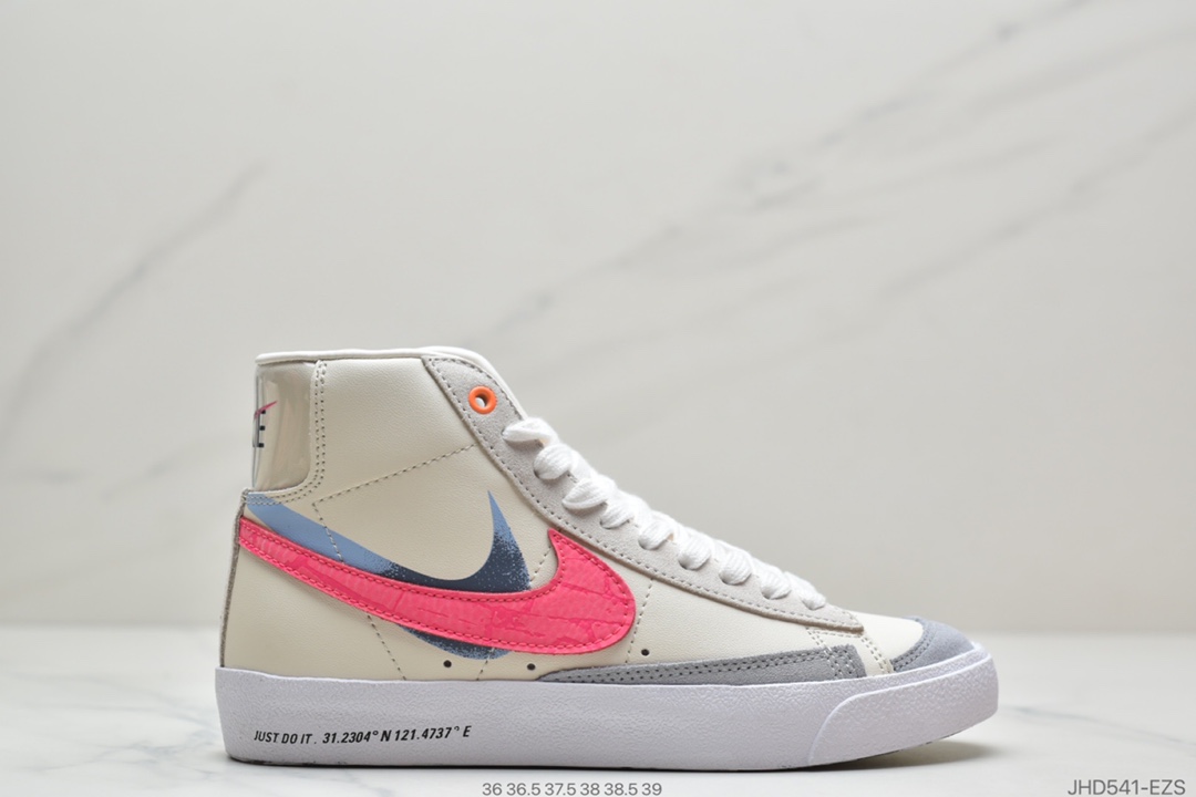 200 耐克Nike Blazer Mid ’1977 VNTG”今朝明朝”经典开拓者高帮百搭休闲运动板鞋 DC9170-001