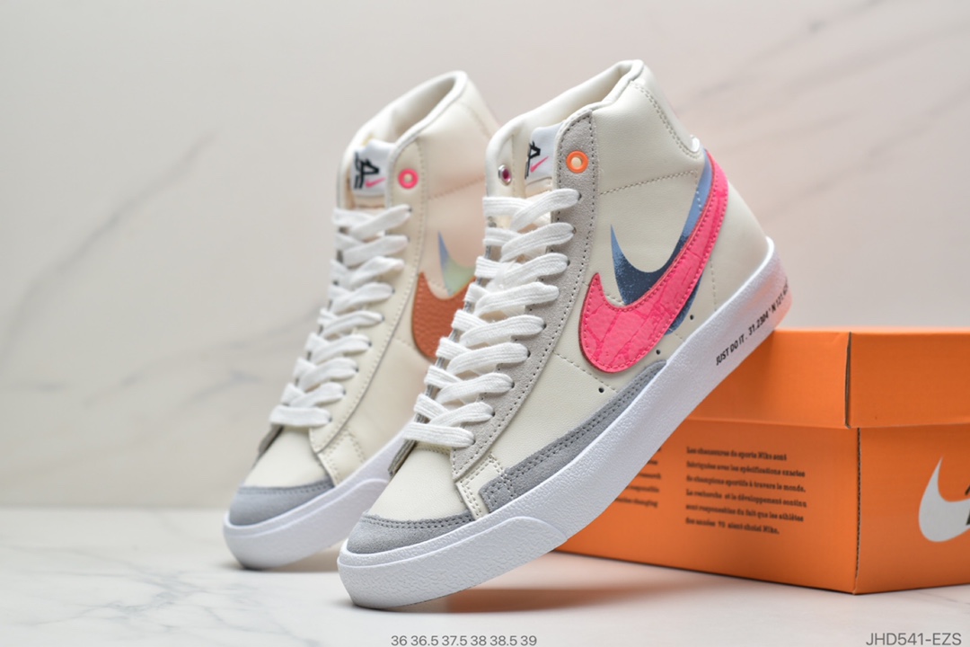 200 耐克Nike Blazer Mid ’1977 VNTG”今朝明朝”经典开拓者高帮百搭休闲运动板鞋 DC9170-001