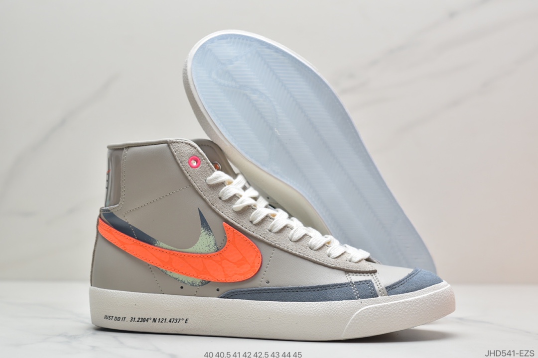 200 耐克Nike Blazer Mid ’1977 VNTG”今朝明朝”经典开拓者高帮百搭休闲运动板鞋 DC9170-001