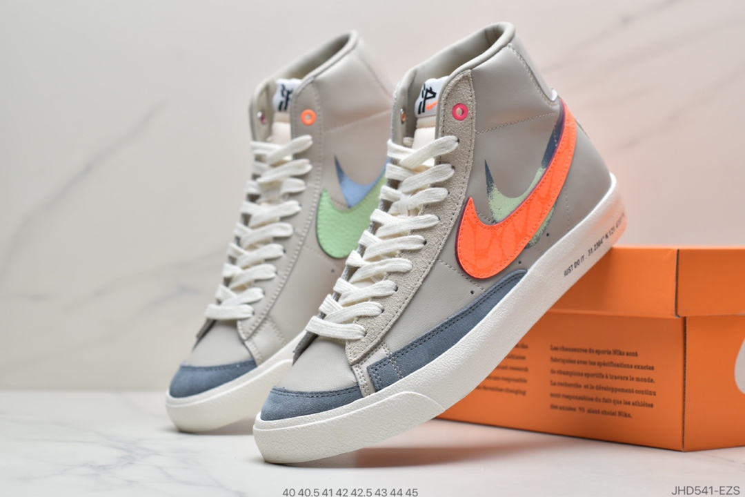 200 耐克Nike Blazer Mid ’1977 VNTG”今朝明朝”经典开拓者高帮百搭休闲运动板鞋 DC9170-001