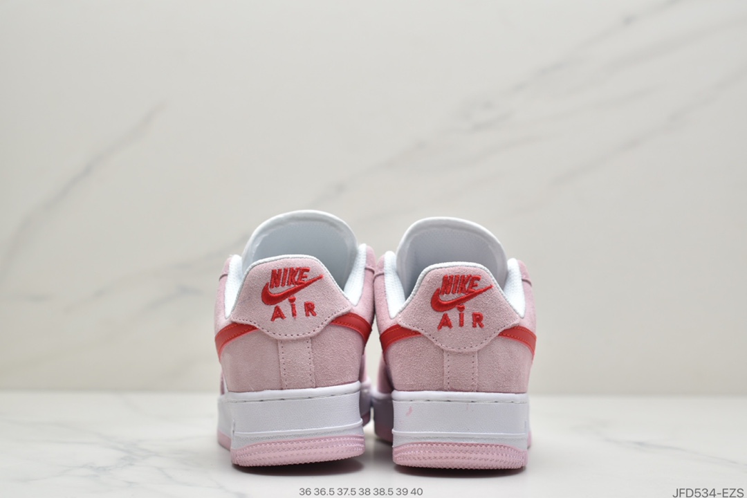 180 耐克Nike Air Force 1 ‘07 QS 粉红 情人节 DD3384-600