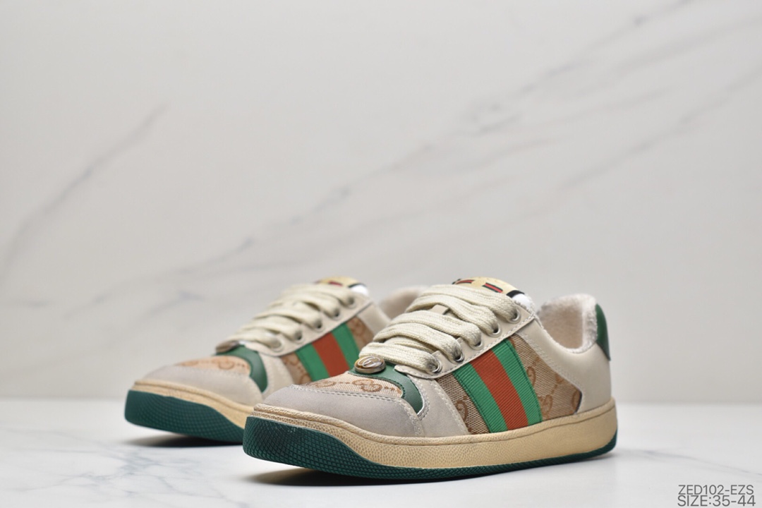 260 Gucci Distressed Screener sneaker 古驰小脏鞋系列官方同步