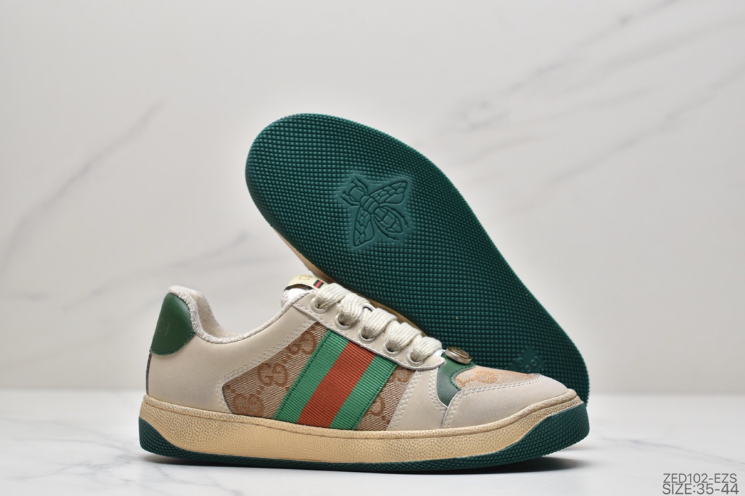 260 Gucci Distressed Screener sneaker 古驰小脏鞋系列官方同步