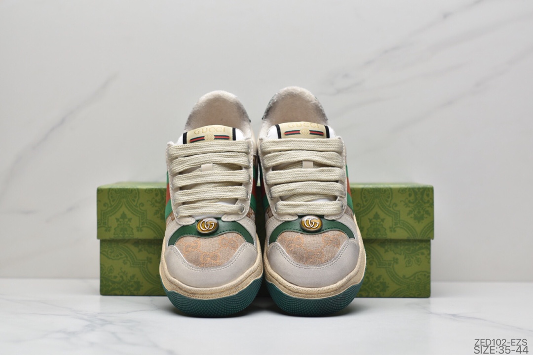 260 Gucci Distressed Screener sneaker 古驰小脏鞋系列官方同步