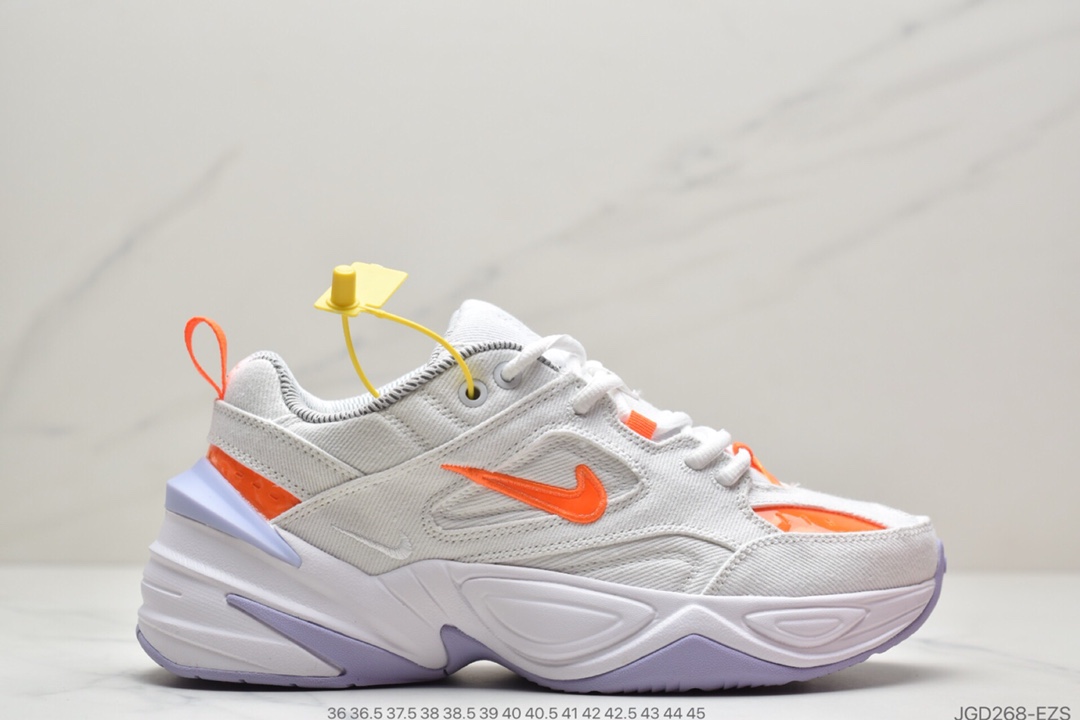 180 耐克Nike M2K Tekno 白蓝红老爹鞋休闲百搭慢跑鞋 BV7075-001