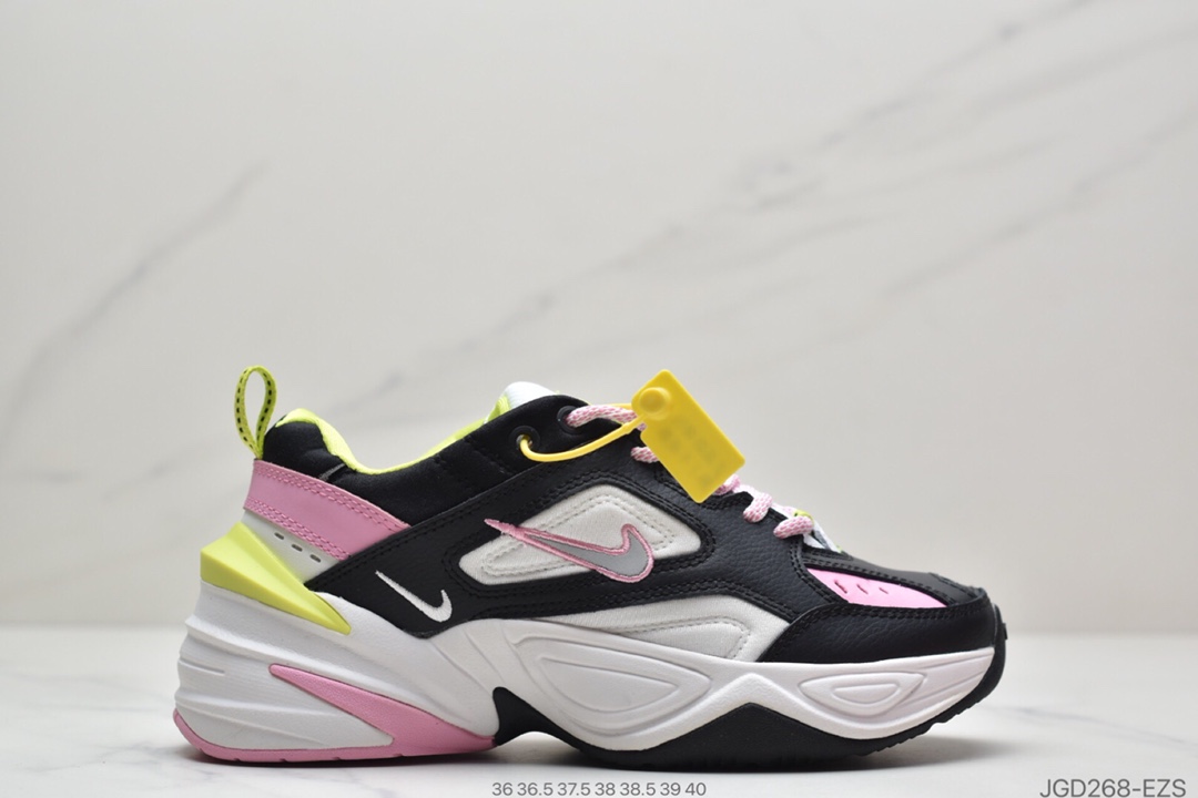 180 耐克Nike M2K Tekno 白蓝红老爹鞋休闲百搭慢跑鞋 BV7075-001