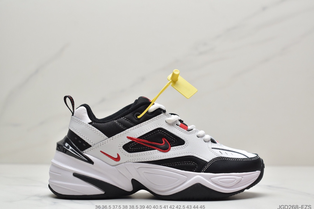 180 耐克Nike M2K Tekno 白蓝红老爹鞋休闲百搭慢跑鞋 BV7075-001