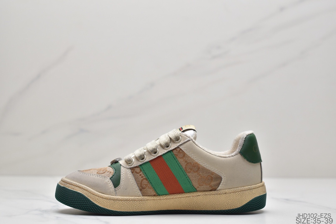 200 Gucci Distressed Screener sneaker 古驰小脏鞋系列