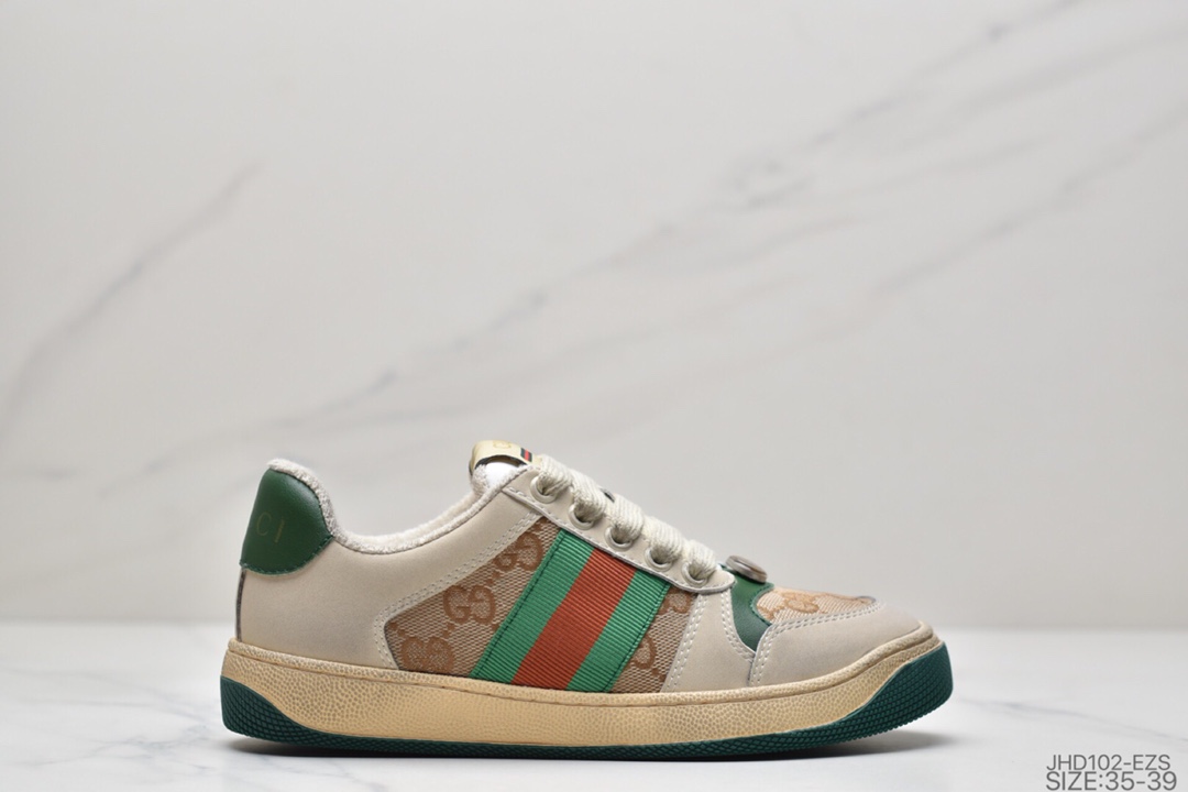 200 Gucci Distressed Screener sneaker 古驰小脏鞋系列