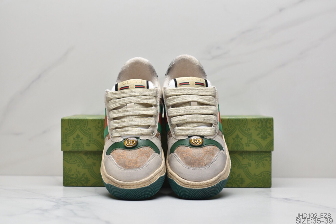 200 Gucci Distressed Screener sneaker 古驰小脏鞋系列