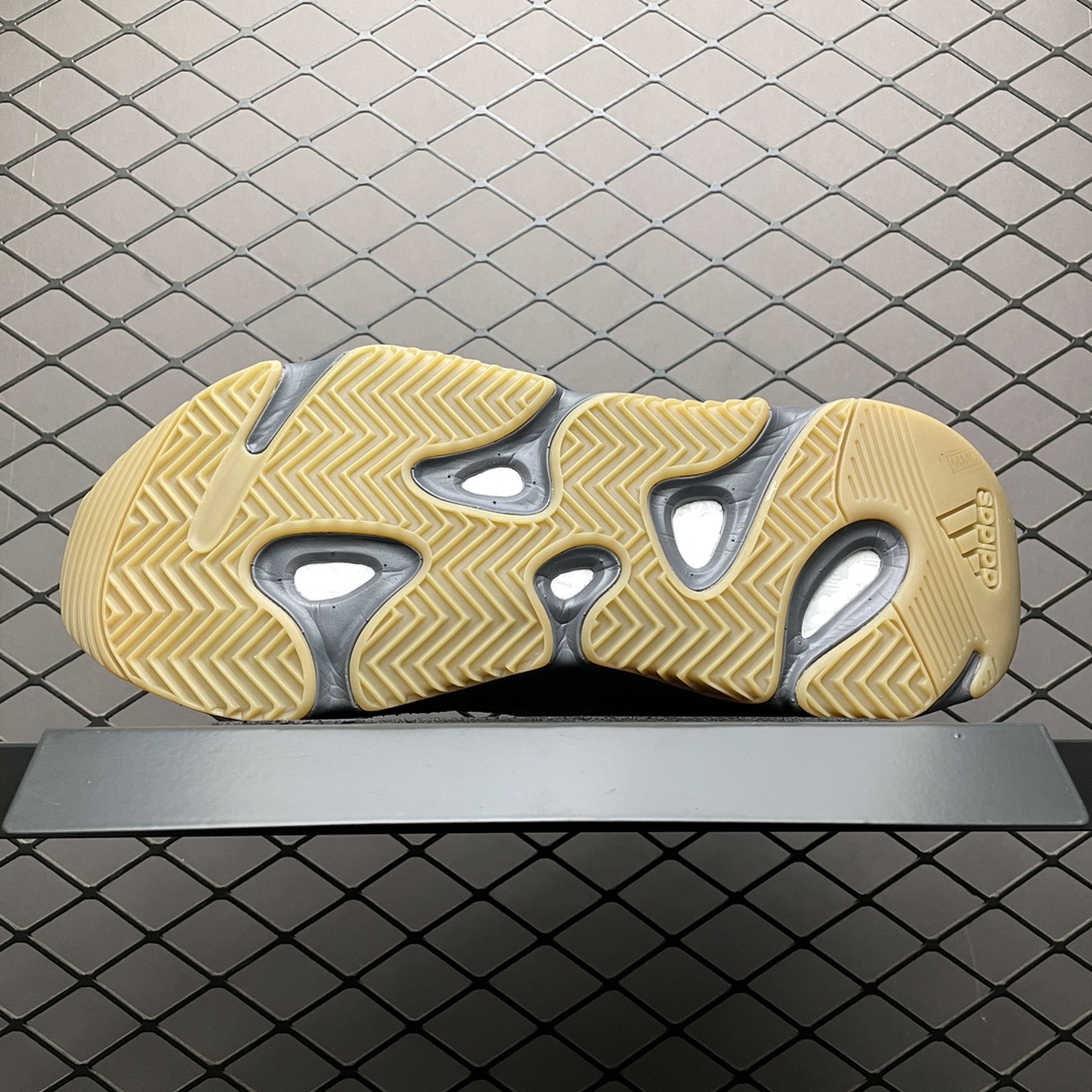 450 纯原版本 AD 阿迪 YEEZY 椰子 700V2 ”Tephra” 火山灰 FU7914 3M反光复古老爹鞋