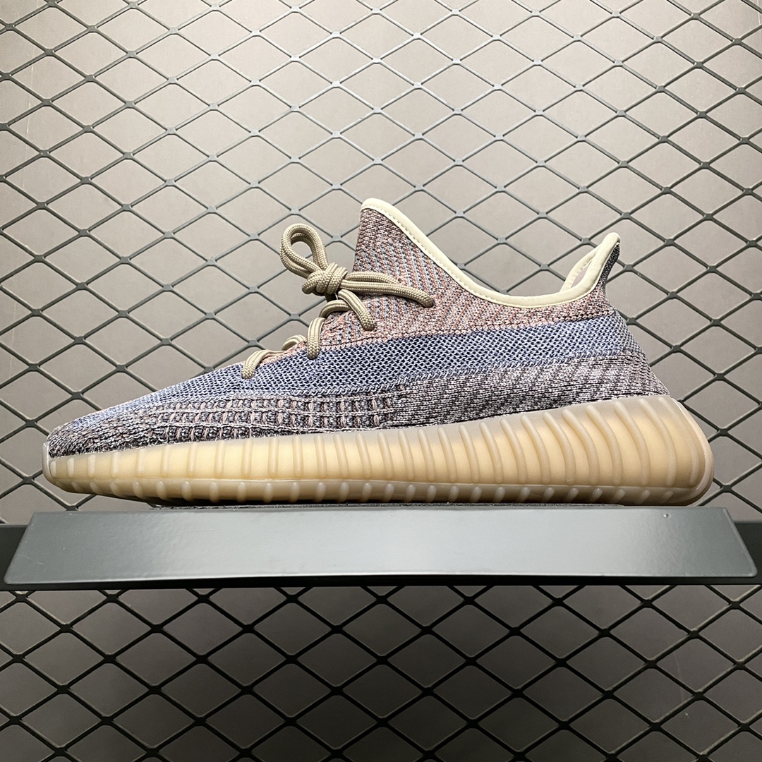 480 纯原版本 AD 阿迪 Yeezy Boost 350V2 侃爷椰子 新配色 ” Fade” 蓝棕 H02795