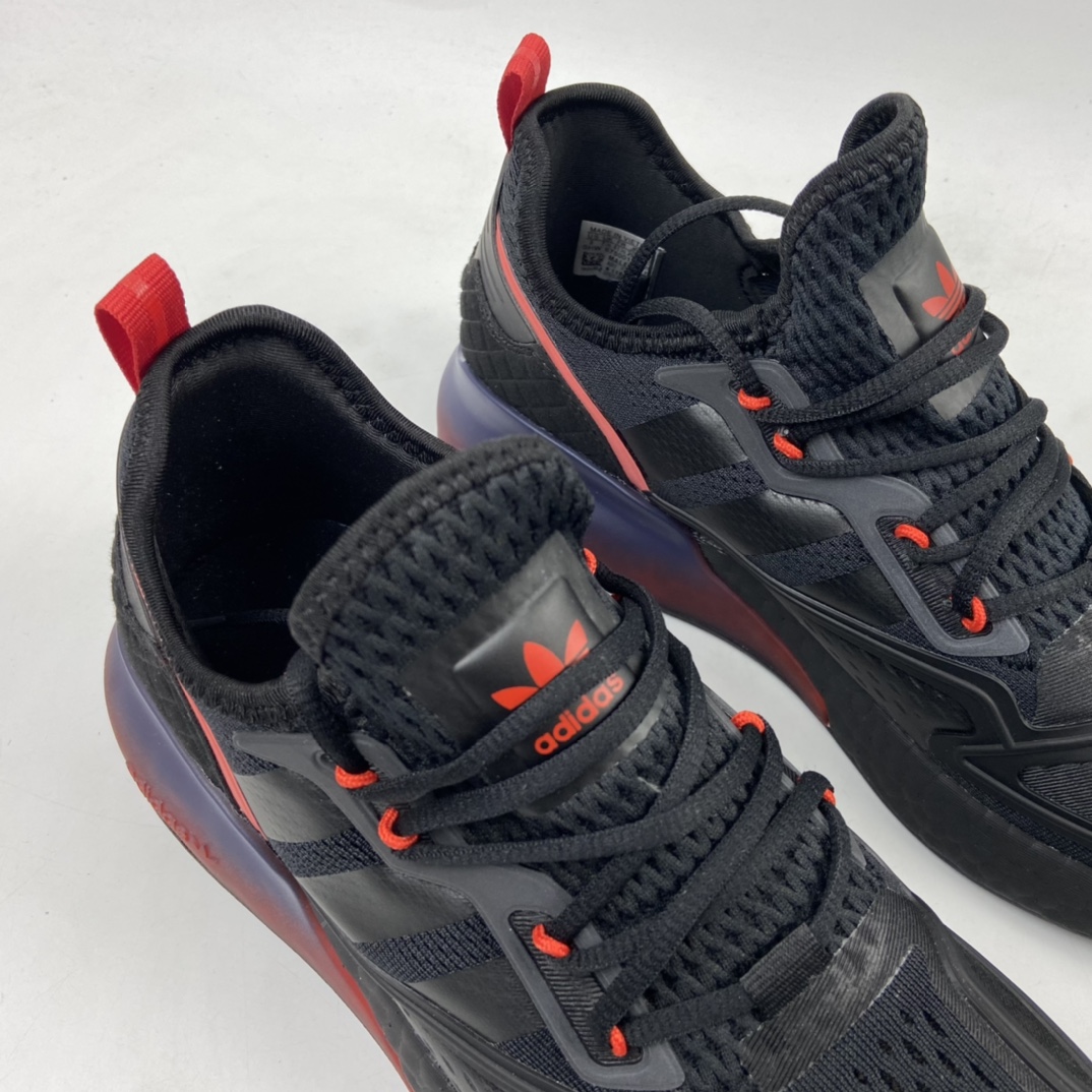 180 Ad ZX 2K Boost 网纱针织呼吸面套脚休闲运动慢跑鞋 FZ4641