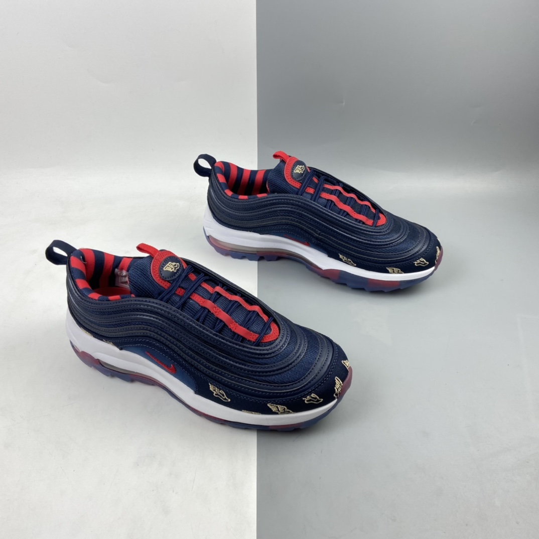 260 Nike Air Max 97 Golf 高尔夫球鞋经典跨界子弹头气垫跑鞋 CK1220-400