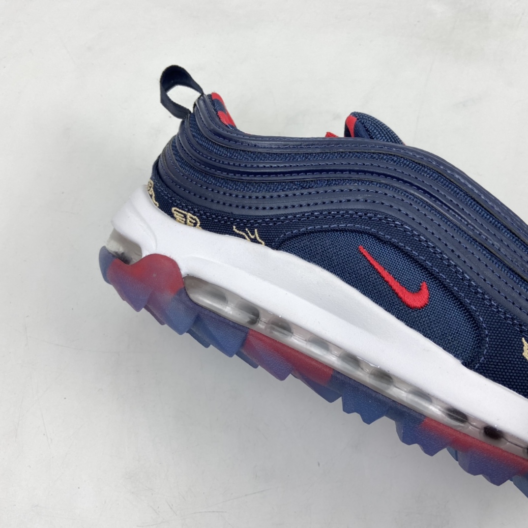 260 Nike Air Max 97 Golf 高尔夫球鞋经典跨界子弹头气垫跑鞋 CK1220-400