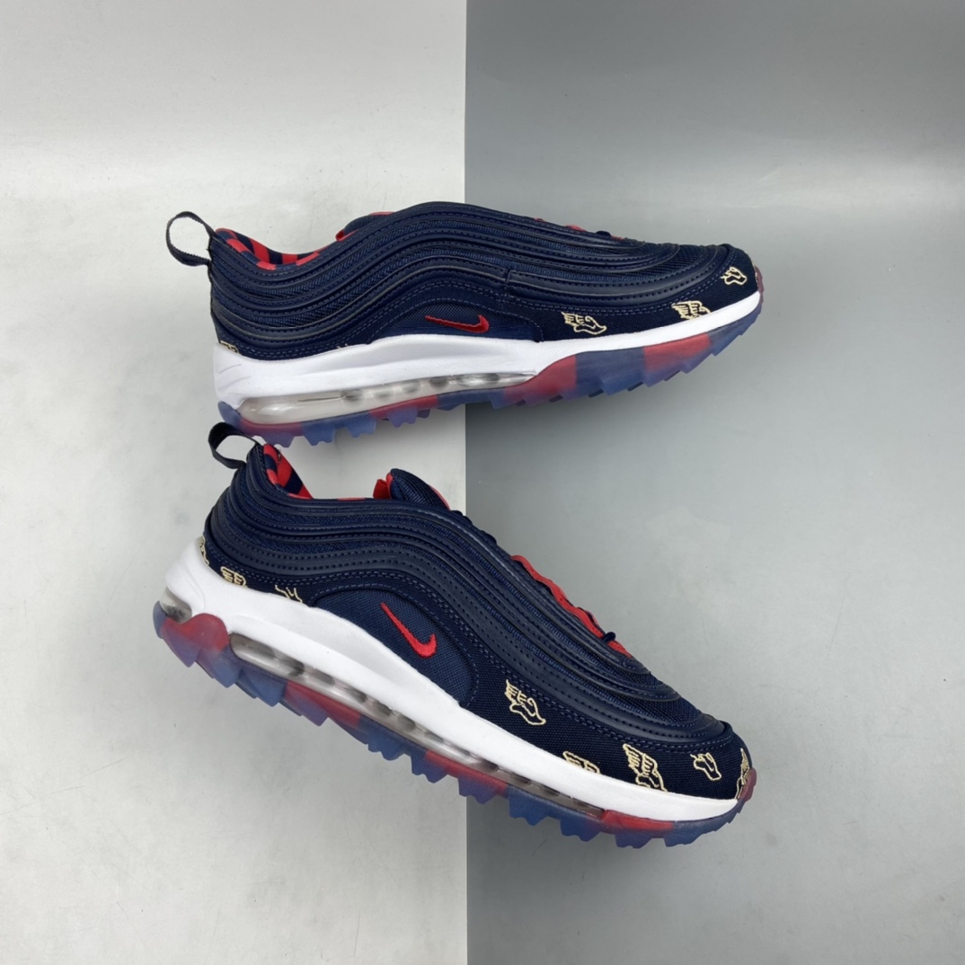 260 Nike Air Max 97 Golf 高尔夫球鞋经典跨界子弹头气垫跑鞋 CK1220-400