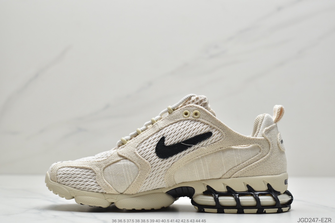190 Stussy斯图西 x Nike Air Zom Spiridon Caged 2斯皮里东牢笼2代系列复古休闲运动慢跑鞋 CQ5486-200