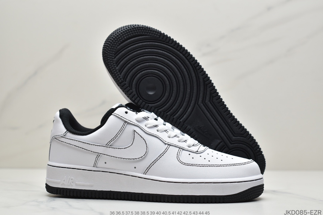 160 耐克Nike Air Force 1 ’07 白黑cv1724-104