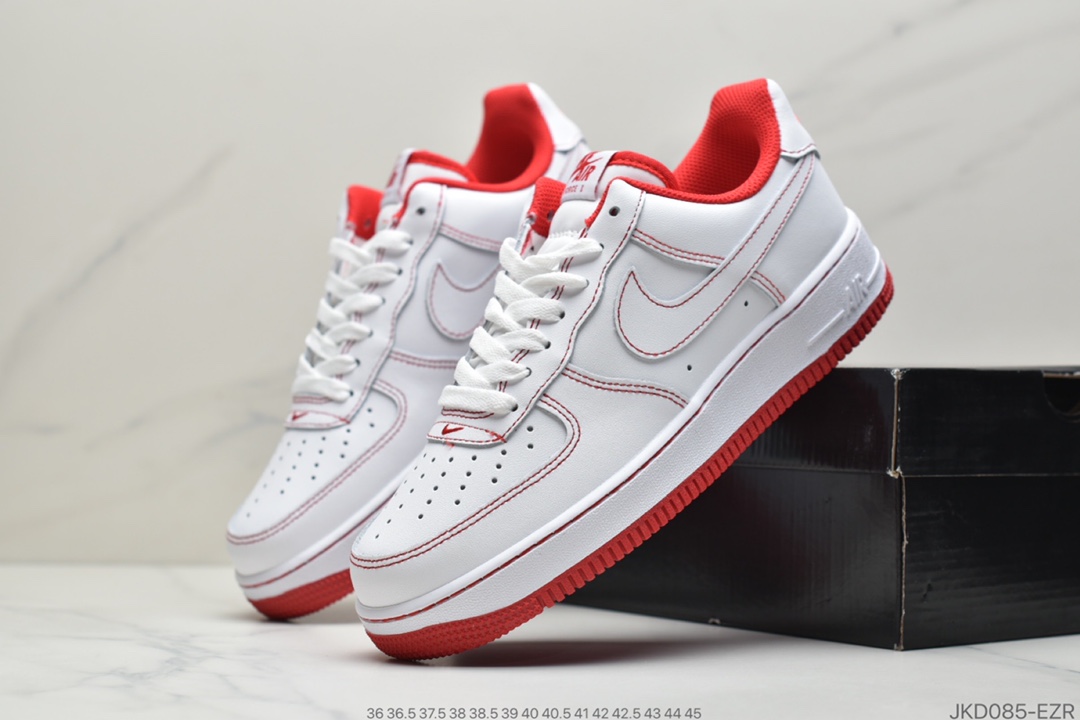 160 耐克Nike Air Force 1 ’07 白黑cv1724-104