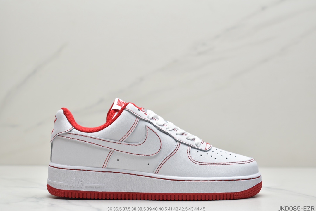 160 耐克Nike Air Force 1 ’07 白黑cv1724-104