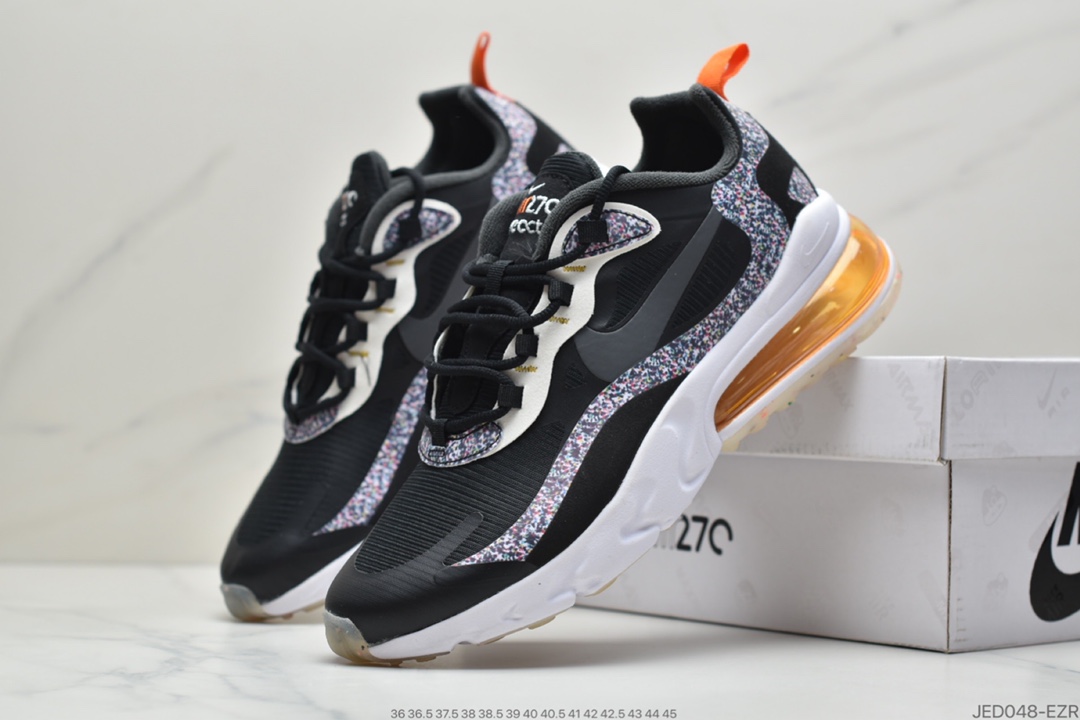 150 耐克Nike Air Max 270 React SE”White/Dark Grey/Black/Red”270 CT1280-100