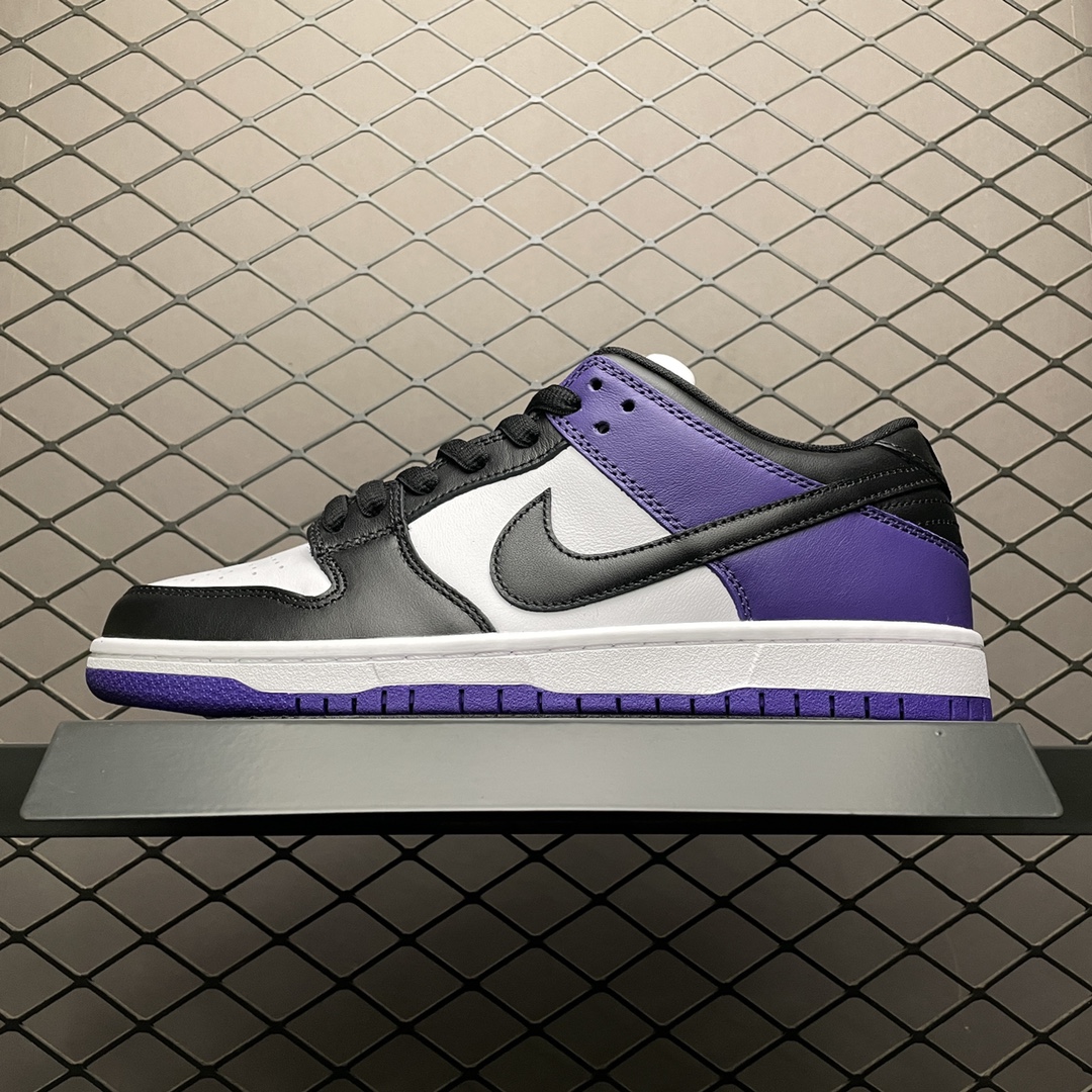 400 纯原版本 Nike SB Dunk Low ” Court Purple ” 黑紫 BQ6817-500